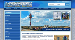Desktop Screenshot of antennaszerviz.com
